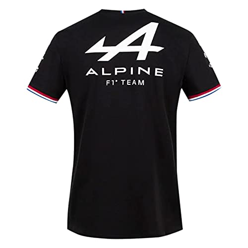 F1 Alpine Racing 2021 Men's Team T-Shirt, Black (L, l)