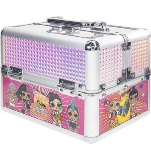 L.O.L Surprise! Townley Girl Train Case Cosmetic Makeup Set Includes Lip Gloss, Eye Shimmer, Nail Polish, Hair Accessories & More! for Kids Girls, Ages 3+ Perfect for Parties, Sleepovers & Makeovers