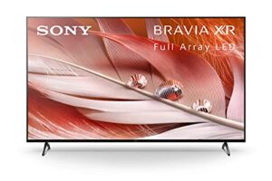 sony x90j 75 inch tv: bravia xr full array led 4k ultra hd smart google tv with dolby vision hdr and alexa compatibility xr75x90j- 2021 model (renewed)