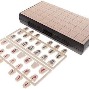 Chess Portable Set International New Study Shogi Japanese Board Game with Wooden Folding Chessboard for Beginners Kida Adult LQHZWYC