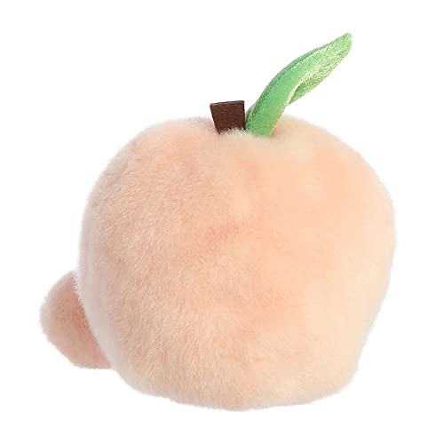 Aurora® Adorable Palm Pals™ Mellow Peach™ Stuffed Animal - Pocket-Sized Fun - On-The-Go Play - Pink 5 Inches