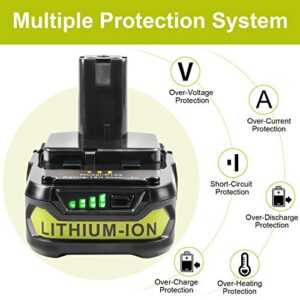 ARyee 3000mAh P102 18V Lithium Battery Replacement for 18Volt Ryobi Tools ONE+ P100 P103 P104 P105 P107 P108 P109 P190 (1)