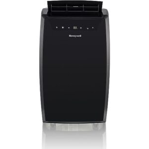 honeywell classic portable air conditioner with dehumidifier & fan, cools rooms up to 500 sq. ft., black