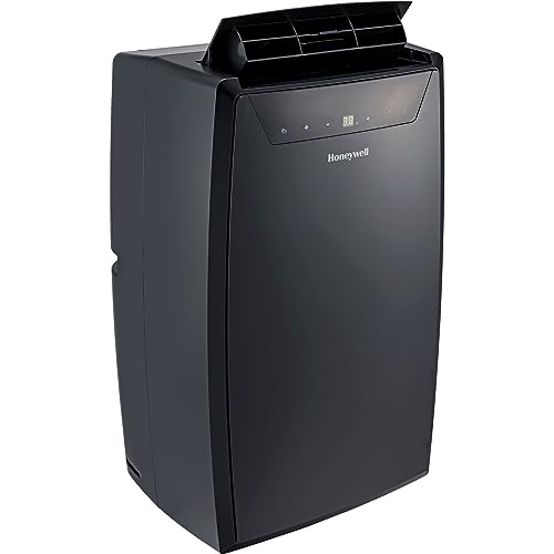 Honeywell Classic Portable Air Conditioner with Dehumidifier & Fan, Cools Rooms Up to 500 Sq. Ft., Black