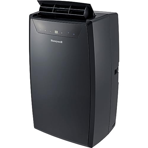 Honeywell Classic Portable Air Conditioner with Dehumidifier & Fan, Cools Rooms Up to 500 Sq. Ft., Black
