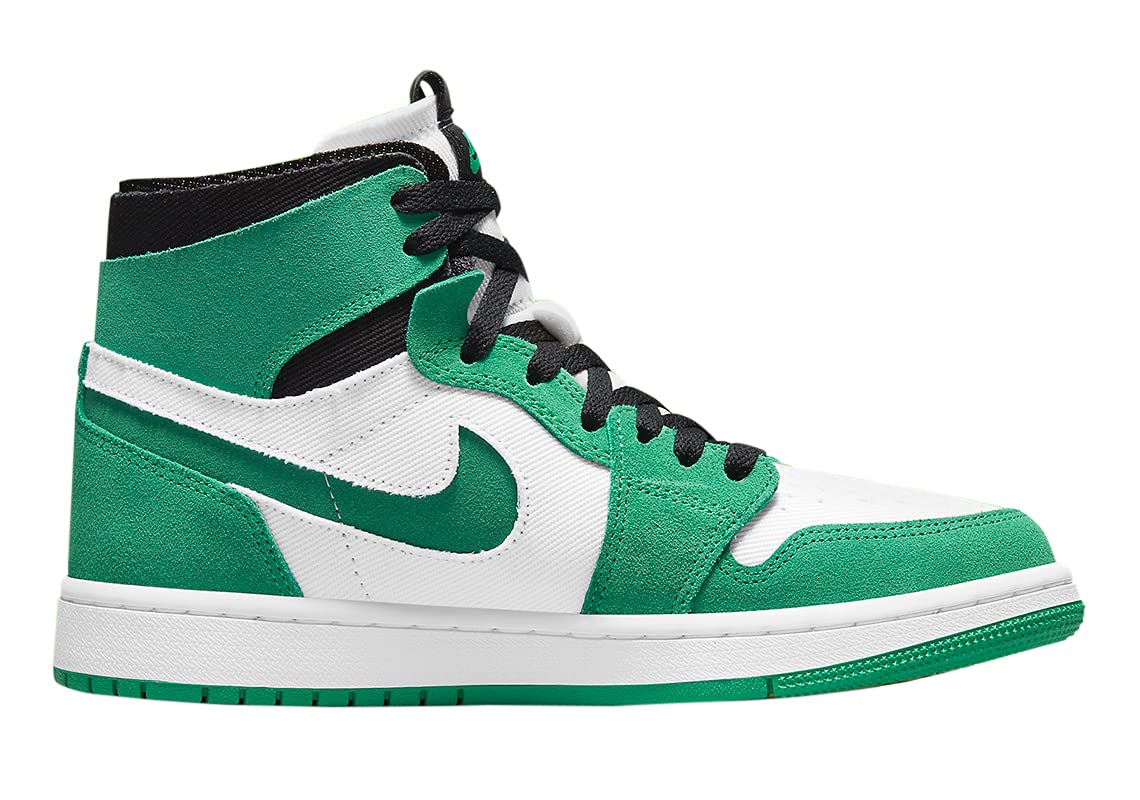 Nike mens Jordan 1 High Zoom Air CMFT, Stadium Green Black-white, 9