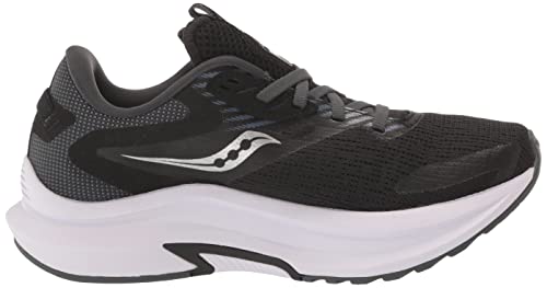 Saucony Women's AXON 2 Running Shoe, Black/White, 7.5