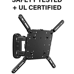 Made for Amazon Universal Full-Motion TV Wall Mount for TVs up to 55" and Compatible with Amazon Fire TVs