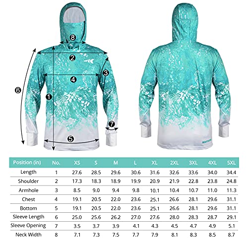 KastKing UPF 50 Fishing Hoodie Shirt For Men And Women, Long Sleeve Fishing Hiking Shirt, Breathable Moisture Wicking, TP,XL