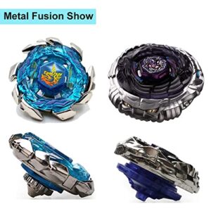 Burst Battle Metal Fusion Turbo Evolution Set with 4D Launcher Set Toys for Prime Boys Pegasus Battling Top