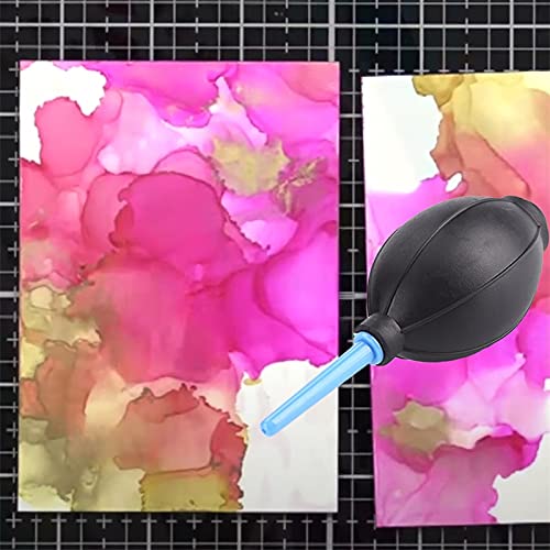 2Pack Ink Air Blower for Card Making Dispersing Inks Powerful Blowing Dust Removal Ash Removal Gas Blowing Hand Held Cleaning Tools for Sensor Computer Keyboard Camera Mobile Phone Cleaning