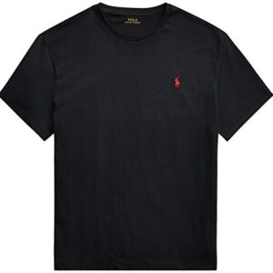 POLO RALPH LAUREN Mens Crew Neck T-Shirt (M, Black)