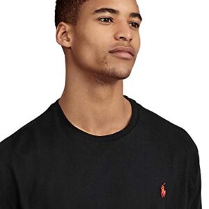 POLO RALPH LAUREN Mens Crew Neck T-Shirt (M, Black)