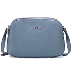 david - jones international. crossbody bag for women, small shoulder purses and handbags with vegan leather, casual functional everyday purse with adjustable strap,navy blue bags