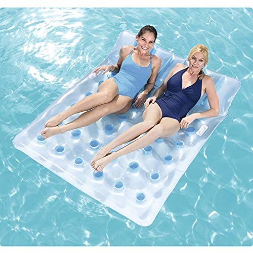 Gcxzb Swimming Ring Beach Water Inflatable Loungers Floating Row, Swimming Pool Float Inflatable Toy Adult & Child Floating Bed Water Recreation Chair