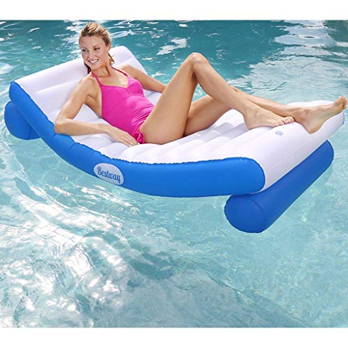 Gcxzb Swimming Ring Beach Water Inflatable Loungers Floating Row, Swimming Pool Float Inflatable Toy Adult & Child Floating Bed Water Recreation Chair