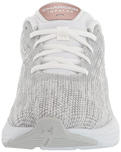 Under Armour Women's Charged Impulse 2 Knit Running Shoe, White (105)/White, 8.5