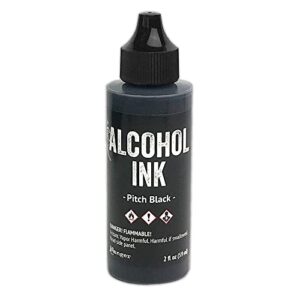 Tim Holtz Alcohol Ink - Pitch Black 2 oz.