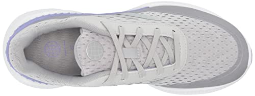 adidas Women's SUMMERVENT Spikeless Golf Shoes, Grey Two/Silver Metallic/Light Purple, 8