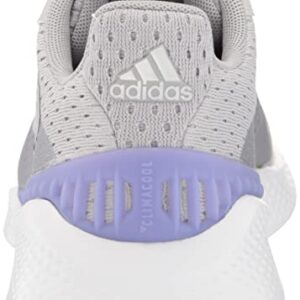 adidas Women's SUMMERVENT Spikeless Golf Shoes, Grey Two/Silver Metallic/Light Purple, 8