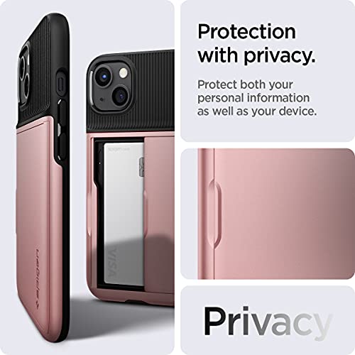 Spigen Slim Armor CS Designed for iPhone 13 Case (2021) - Rose Gold