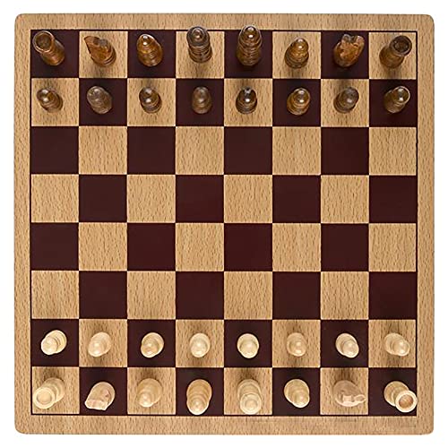 Classic Wooden Board Games, Great for Prizes, 10" (10" Wooden Chess)