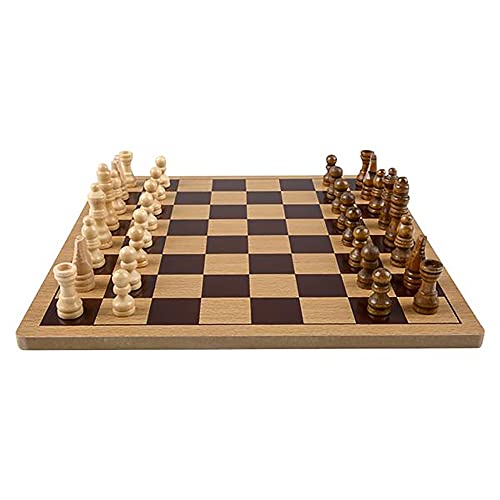 Classic Wooden Board Games, Great for Prizes, 10" (10" Wooden Chess)