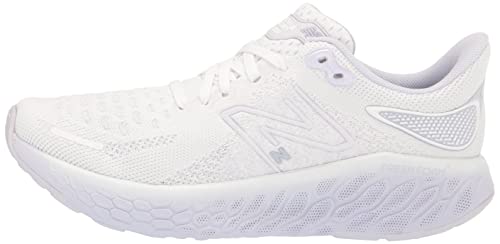 New Balance Women's Fresh Foam X 1080 V12 Running Shoe, White/Libra/Violet Haze, 8.5