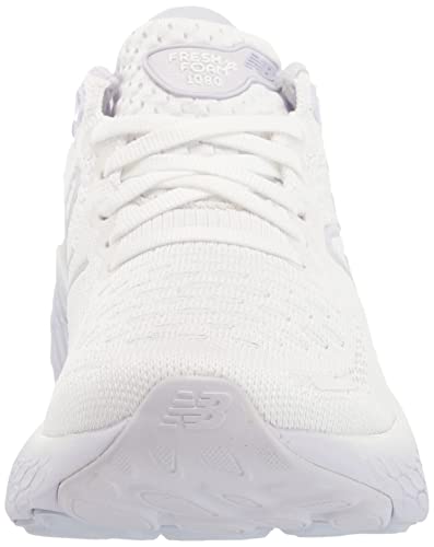 New Balance Women's Fresh Foam X 1080 V12 Running Shoe, White/Libra/Violet Haze, 8.5