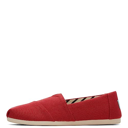 TOMS Women's, Alpargata Recycled Slip-On Red