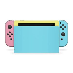 Tacky design Solid Classic Pastel skin Compatible with Nintendo Switch, Colorwave Vinyl 3m styicker Color Blocking Full cover