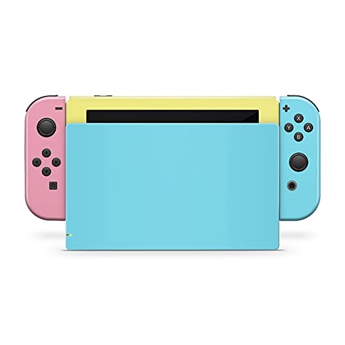 Tacky design Solid Classic Pastel skin Compatible with Nintendo Switch, Colorwave Vinyl 3m styicker Color Blocking Full cover