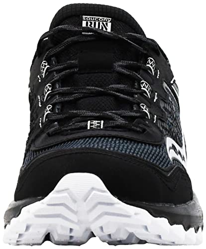 Saucony Women's Versafoam Excursion Tr13 Trail Running Shoe, Black/White, 8