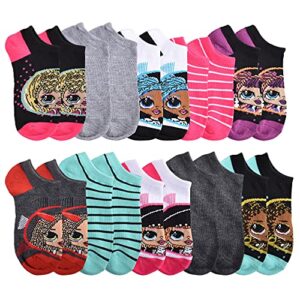 L.O.L. Surprise! Girl's Omg Dolls No Show Socks