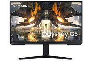 samsung g50a gaming monitor, 27 inch 4k, ultrawide, qhd, 165hz, hdr10, g-sync (ls27ag500pnxza)