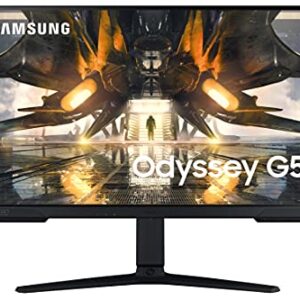 SAMSUNG G50A Gaming Monitor, 27 Inch 4K, Ultrawide, QHD, 165hz, HDR10, G-Sync (LS27AG500PNXZA)