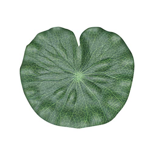 PRETYZOOM 10pcs Artificial Lily Pads Simulation Foam Lotus Leaf Floating Lily Pads for Fish Tank Pond Pool Decor (15cm)