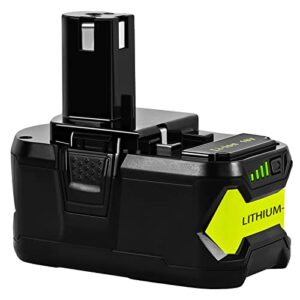 calihutt 【upgrade】 18v 6.0ah replacement battery for ryobi one+ plus 18v battery high capacity 18v lithium-ion battery p102 p104 p105 p106 p108 p107 p109 for cordless power tools…