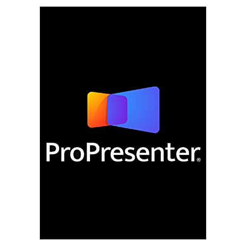 RenewedVision Propresenter 7 Live Presentation & Production Software for Windows/ macOS [Download Card]