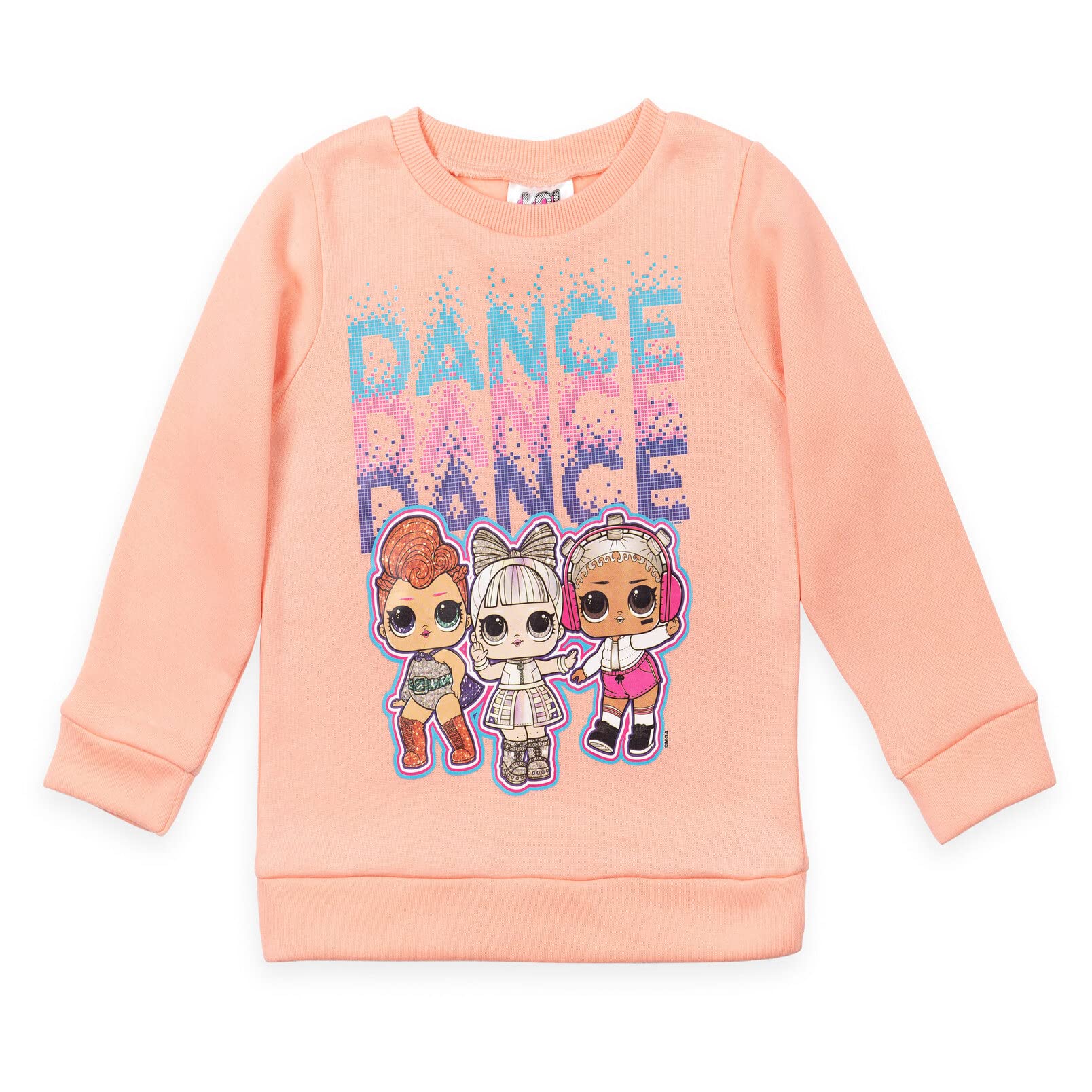 L.O.L. Surprise! Beats Dancebot Stardust Queen Big Girls Fleece Sweatshirt Pink 18-20