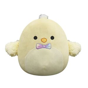 squishmallows original 14-inch triston yellow chick with bow tie - large ultrasoft official jazwares plush