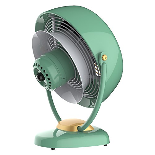 Vornado VFAN Sr. Pedestal Vintage Air Circulator Fan, Green & VFAN Sr. Vintage Air Circulator Fan, Green
