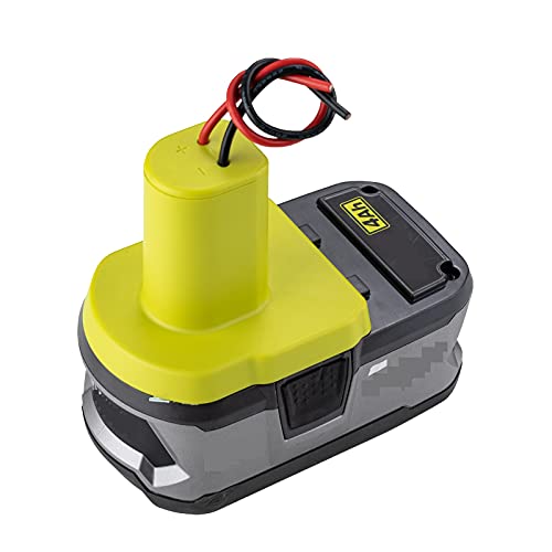 Power Wheels Adapter for Ryobi 18V P108 P107 P102 Battery Dock Power Connector Rc car Rc Truck 12 Gauge Robotics