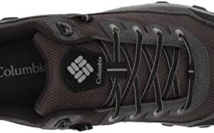 Columbia Men's Valley Pointe Waterproof Hiking Shoe, Shark/Monument, 11 Wide