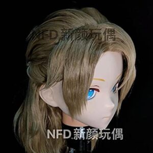 KuKu Comic Resin BJD Cosplay Albedo Genshin Full Head Kigurumi Doll Mask (full head)