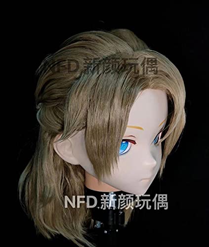 KuKu Comic Resin BJD Cosplay Albedo Genshin Full Head Kigurumi Doll Mask (full head)