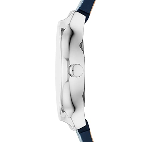 Skagen Women's Freja Two-Hand Blue Eco Leather Watch (Model: SKW3007)
