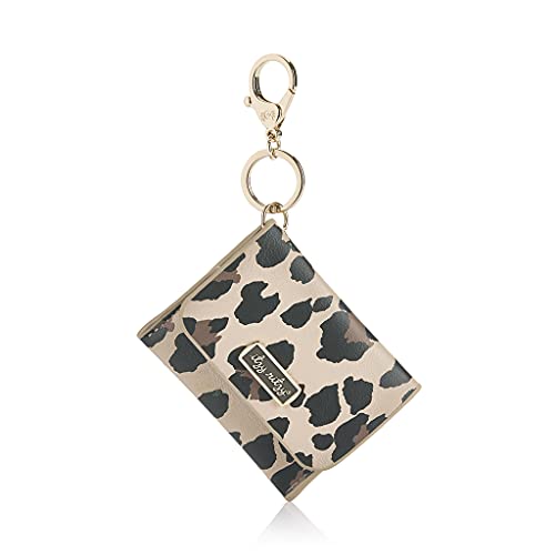 Itzy Ritzy – Itzy Mini Wallet Card Holder & Key Chain Charm; Can Clip to Diaper Bag, Purse, Travel Bag or Keychain; Leopard