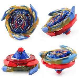 Konikiwa Battling Sparking String Launcher, Brave Valkyrie Top Burst Launcher Set, Left and Right Spin String Launcher Grip Compatible with All Bey Burst Series - Blue