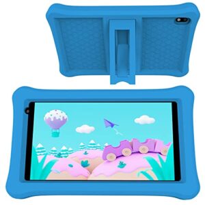 kids tablet, 7 inch androrid 11 toddler tablet for kids 2gb ram 32gb rom tablets, google certificated, bluetooth, wifi, dual camera, parental control tablet with case, tablet for learning, games- blue